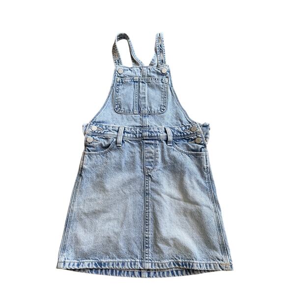 Old Navy Other - Super Cute Old Navy Girls Light Wash Denim Jumper Dress